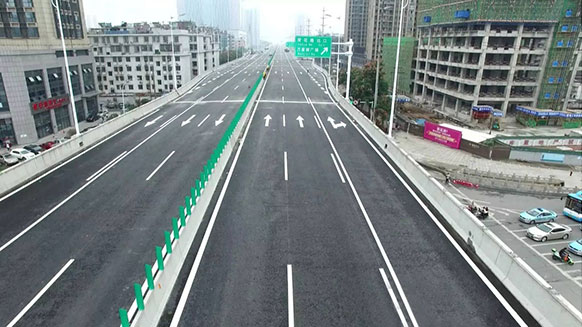 湘江電線電纜助力萬家麗高架橋建設