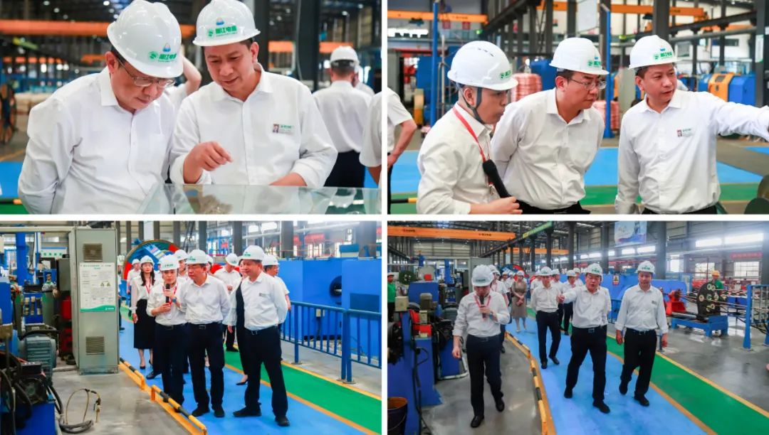 揭陽市委常委，揭西縣委書記劉端雄等領導一行參觀考察湘江電纜