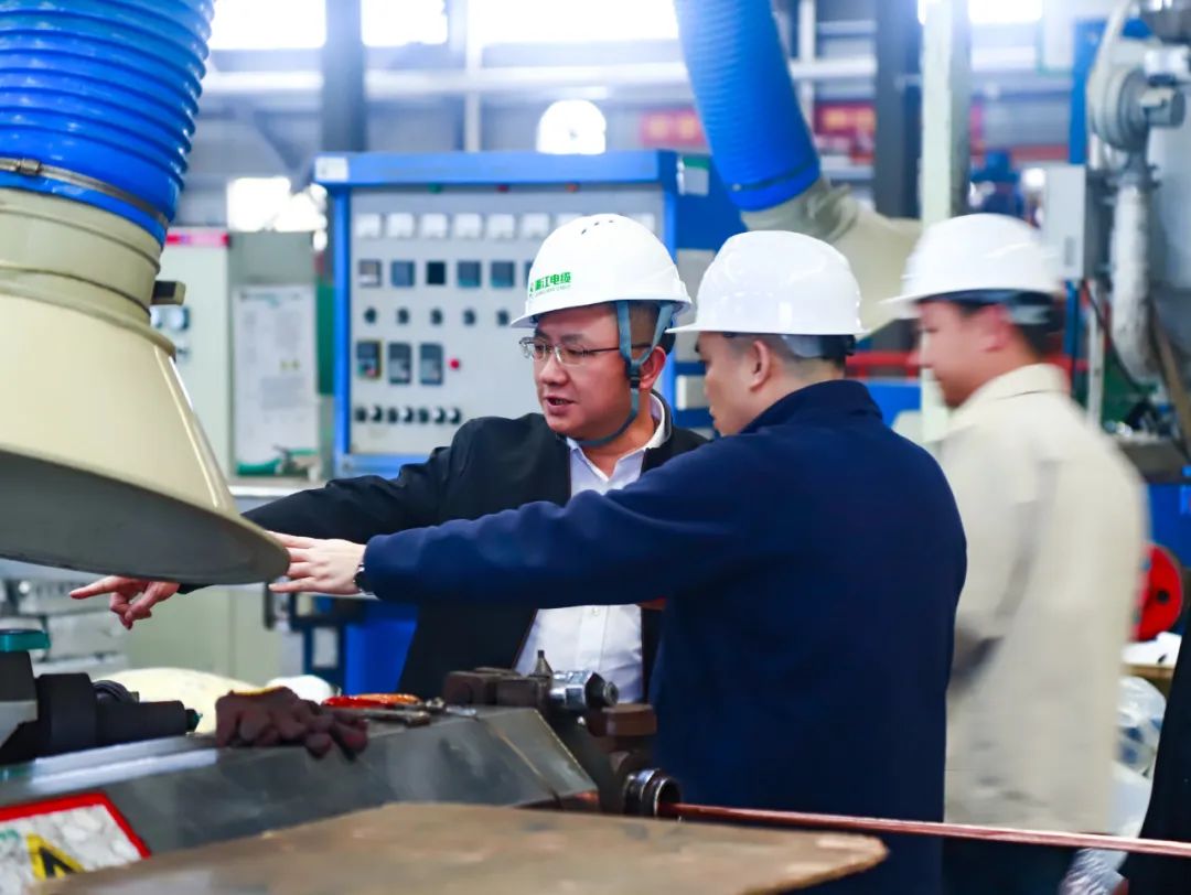 廣東省揭西縣縣委書記陳曉青領(lǐng)導(dǎo)一行來我司考察指導(dǎo)